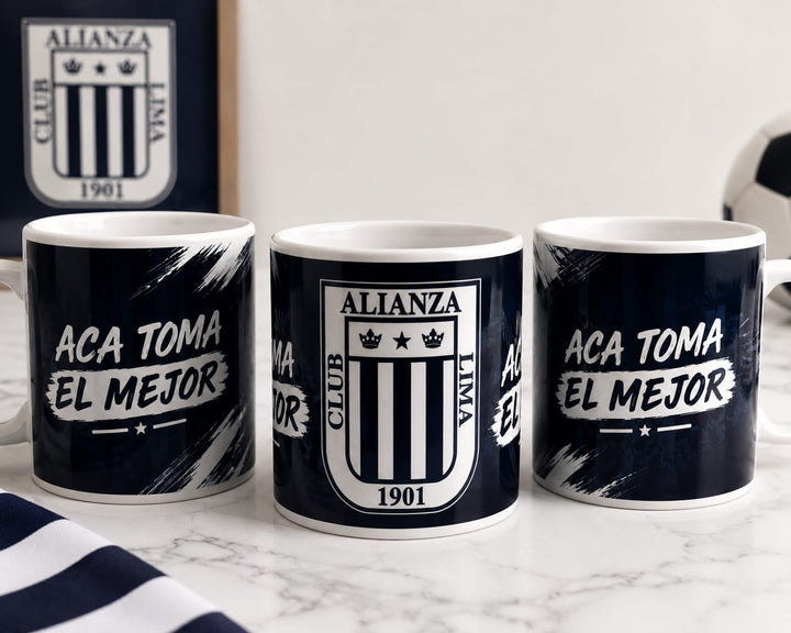 Alianza Lima Sublimated Mug – Custom Peruvian Soccer Fan Gift