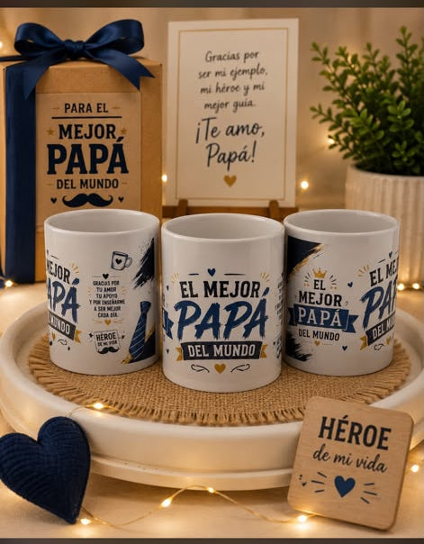World's Best Dad Personalized Mug – Father's Day Gift